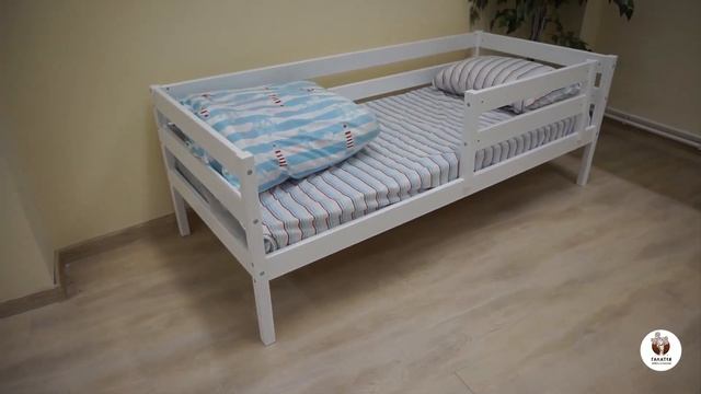 Кровать детская из массива белая смотреть онлайн
