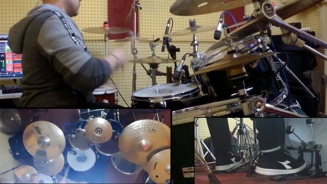 Meinl Drum Festival - Chris Coleman "GAIA" minus one - Fabio Meleo drum cover смотреть онлайн
