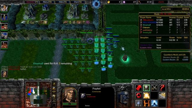 Warcraft 3 Classic HellHalt TD Competitive #187 lost 17 no sounds смотреть онлайн