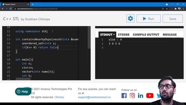 unordered set Problem C++ Explained - Lesson 4.2 | C++ STL Interview Questions | Newton School смотреть онлайн