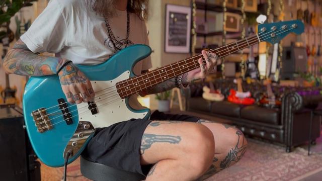 Fender JB62 Jazz Bass Matching Head Lake Placid Blue 1999 Japan смотреть онлайн