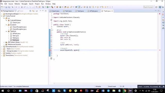 JUnit - Tutorial 2 смотреть онлайн
