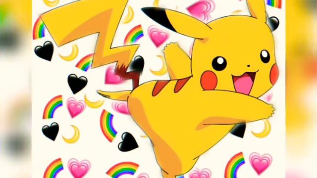 песня ПИКАЧУ ТАК С ТОБОЙ ХОЧУ?/ клип с картинками?/Angelina Lina✌