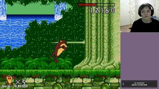 Впервые в Taz-Mania (Sega Mega Drive). Стрим. Игры 90-х. смотреть онлайн