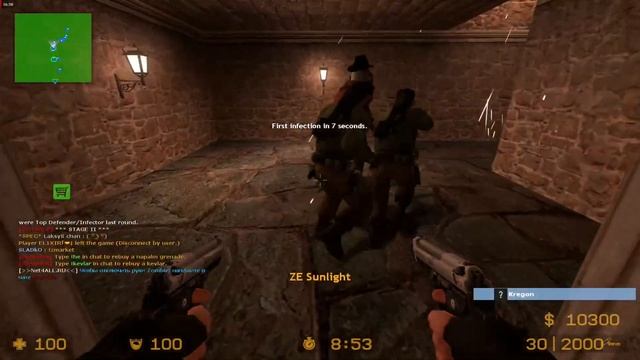 CSS: Zombie Escape Mod - ze_sunlight_v2_0 on Net4ALL смотреть онлайн