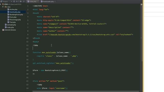 La POO en PHP (10/31) : L'autoloading смотреть онлайн
