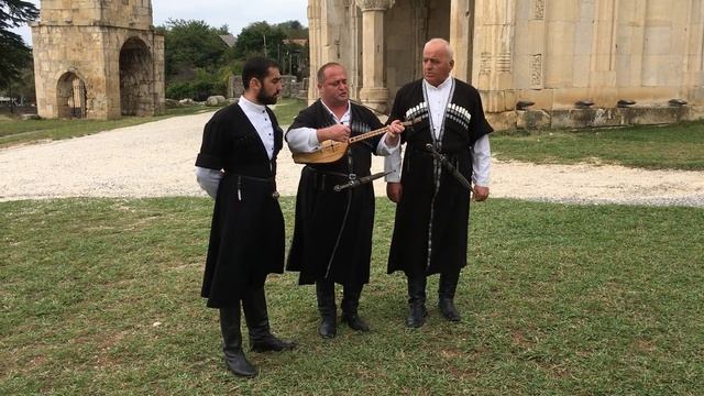 Georgian Folk Music At Bagrati Cathedral In Kutaisi, Georgia