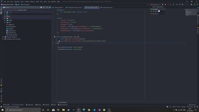 Spring Boot + React starter project смотреть онлайн