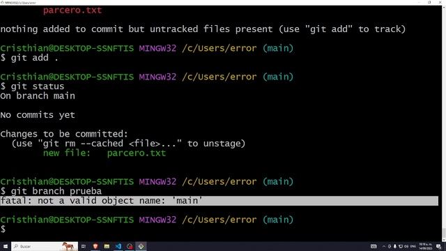 Error en Git | fatal: Not a valid object name: 'master' | soulcion смотреть онлайн