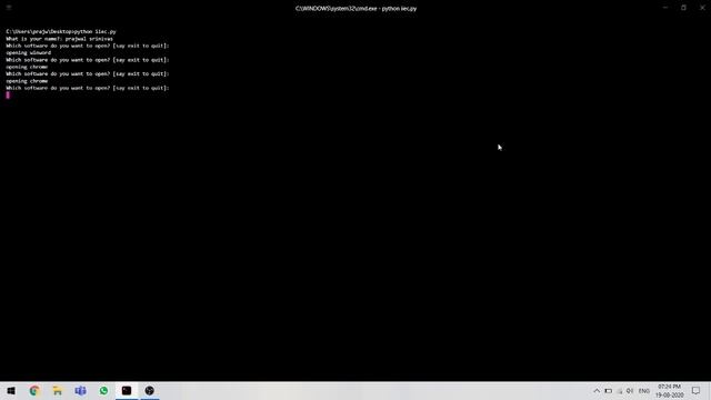Opening software programs with voice commands using python! (IIEC Assistant) смотреть онлайн