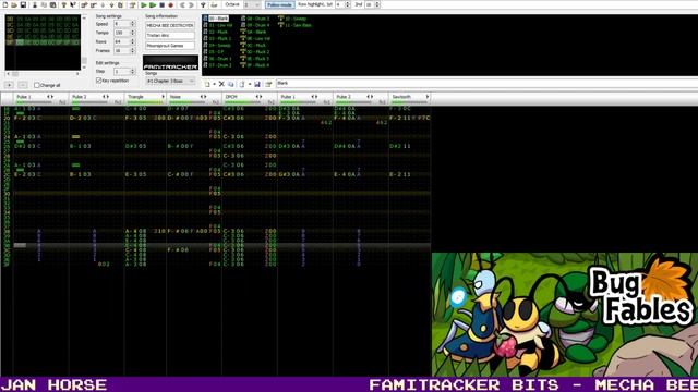Famitracker Bits - MECHA BEE DESTROYER BLASTLORD (Bug Fables) [VRC6] смотреть онлайн