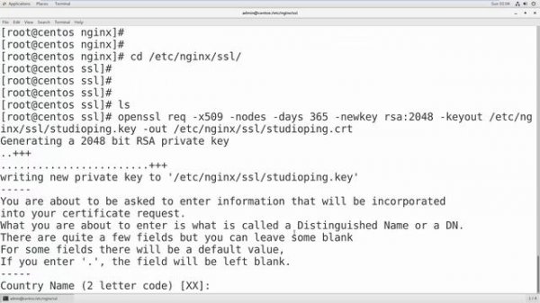 Rocket.Chat #16 How to add self signed SSL certificate to rocketchat using OpenSSL