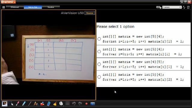 Create a specific matrix using arrays. (enthuware.ocpjp.v11.2.2015) смотреть онлайн