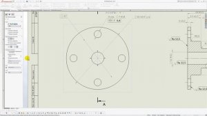 Solidworks. Урок 19.2 Осевые и ЦЕНТРОВЫЕ линии по ГОСТ ЕСКД - создание чертежа