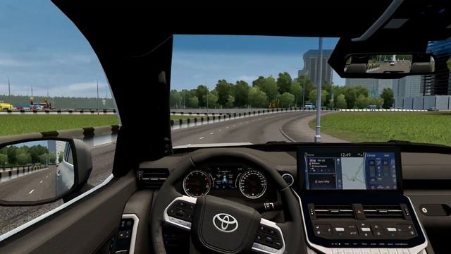 2022 Toyota Land Cruiser 300 3.5 V6 - City Car Driving | Logitech G29 смотреть онлайн