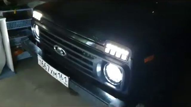 Крутые фары, фонари и подфарники для Нивы смотреть онлайн