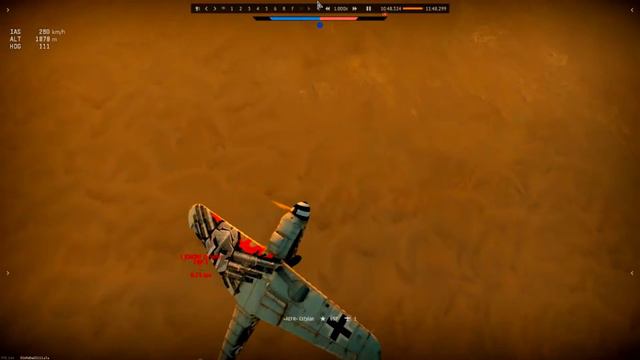 WAR THUNDER RB :BF109 K4: THE MASTER OF THE SKY смотреть онлайн