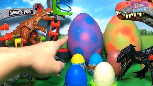 Hatch Lots of Dinosaur Eggs with Jurassic World Dinosaurs смотреть онлайн