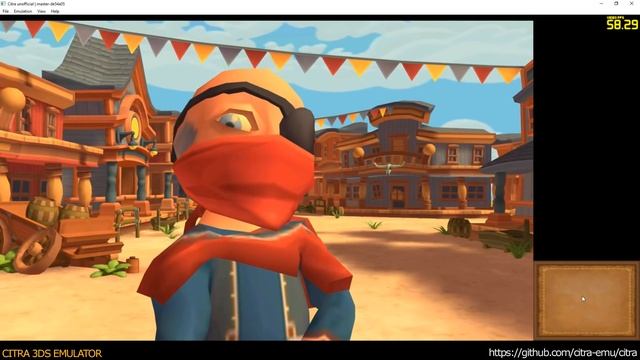 Citra 3DS Emulator - Carnival Games: Wild West 3D ingame 1080p смотреть онлайн