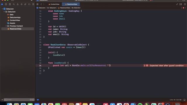 How to Load and Fetch Data from JSON File in SwiftUI | Step-by-Step Guide смотреть онлайн