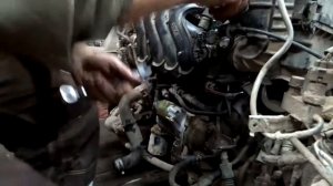 Чистка механической дроссельной заслонки Toyota Probox 1 NZ