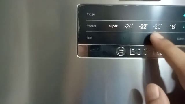How to edit BOSCH refrigerator/fridge display or door setting. смотреть онлайн