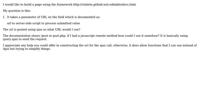 Salesforce: X-editable POST URL parameter and Visualforce смотреть онлайн