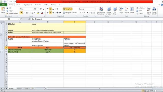 JBoss Drools 6- Drools Decision Table Using Simple Example смотреть онлайн