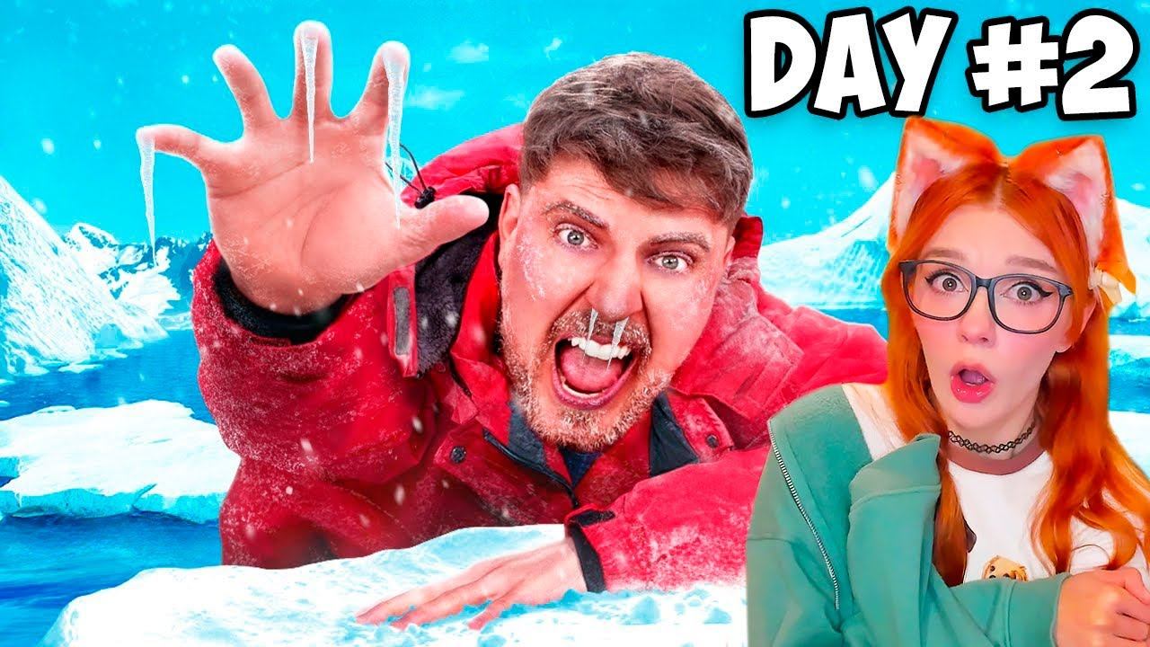 MrBeast - Я Выжил 50 Часов в Антарктике Реакция на Мистер Бист смотреть онлайн