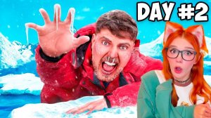 MrBeast - Я Выжил 50 Часов в Антарктике Реакция на Мистер Бист