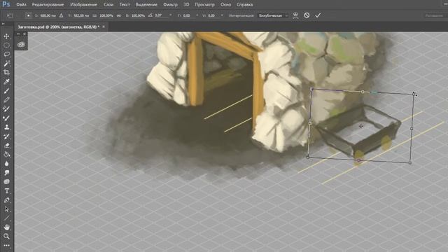 Speed painting. Игровые обьекты смотреть онлайн