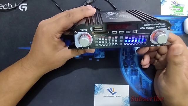 Teli BT-998 HIFI Digital Audio Amplifier LCD Display Power Amplifier Bluetooth Radio FM, USB, SD. смотреть онлайн