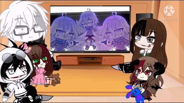 CreepyPasta react to Afton Family MeMeS||Mrs.Afton|(4/5)||Gacha Club смотреть онлайн