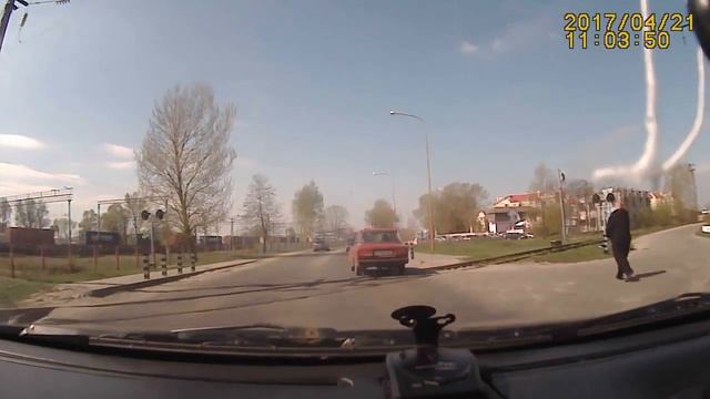 Обгон на Переезде в Задворцах. г.Брест. Беларусь. смотреть онлайн