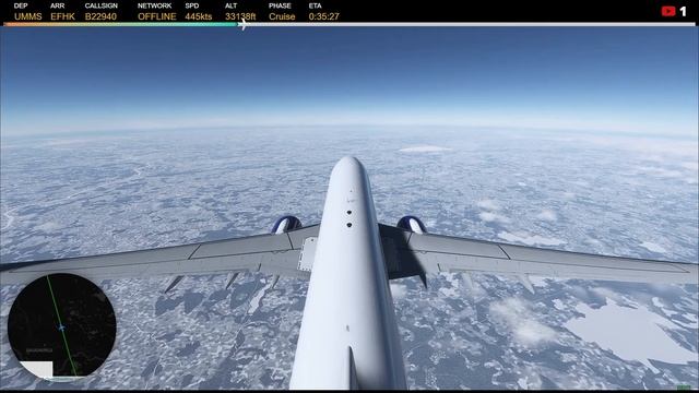 ? MSFS LIVE / ?? Minsk (UMMS) ✈ Helsinki (EFHK) ?? / PMDG B737-800 / BRU2940