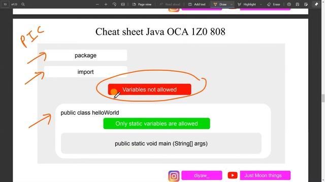 How to Pass OCA Java 8 | Java OCA 1Z0 - 808 Cheat sheet #ocajava8 смотреть онлайн