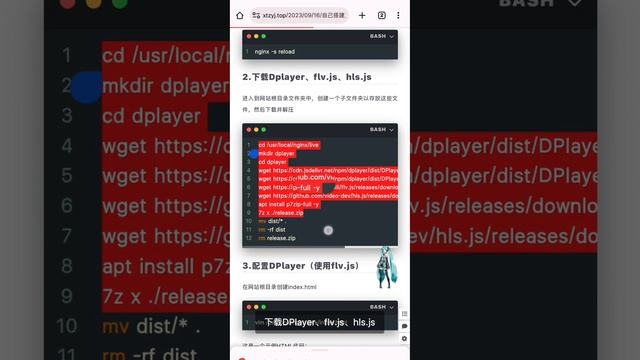 [简单向]Linux直播服务器搭建攻略：Nginx RTMP HTTPFLV HLS Websocket DPlayer смотреть онлайн