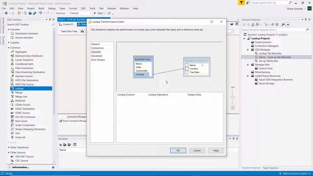 How to Use the Lookup Transformation - SSIS tutorials for Beginners by COZYROC смотреть онлайн