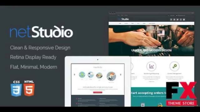 Preview NetStudio - Bootstrap 3 Multi-Purpose Template смотреть онлайн