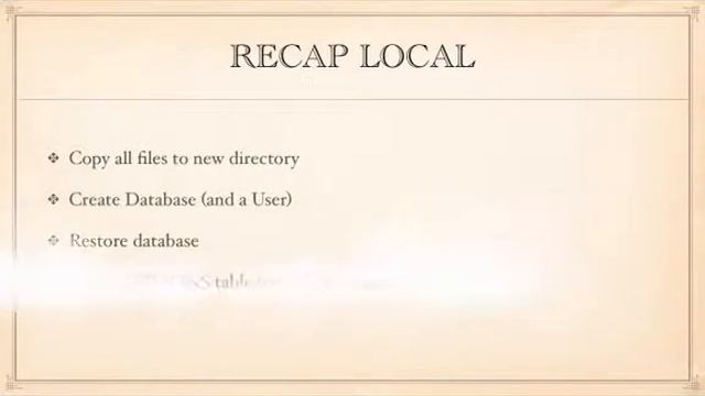 203 How to Restore WordPress to a different domain смотреть онлайн