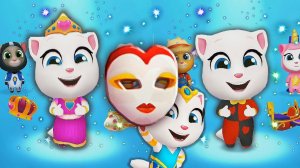 ГОВОРЯЩИЙ ТОМ ЗА ЗОЛОТОМ КАРНАВАЛЬНЫЕ МАСКИ СОРЕВНОВАНИЕ