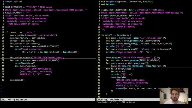 20. sqlite - From Python to Rust смотреть онлайн