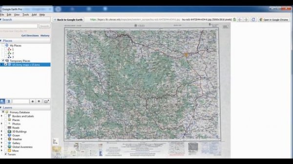Download Topographic Maps from Google Earth - Mapping in GIS