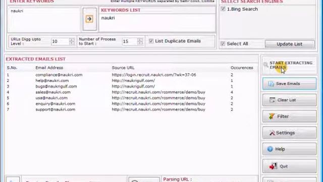 How to Extract Web Emails By Keywords | Web Email Extractor смотреть онлайн