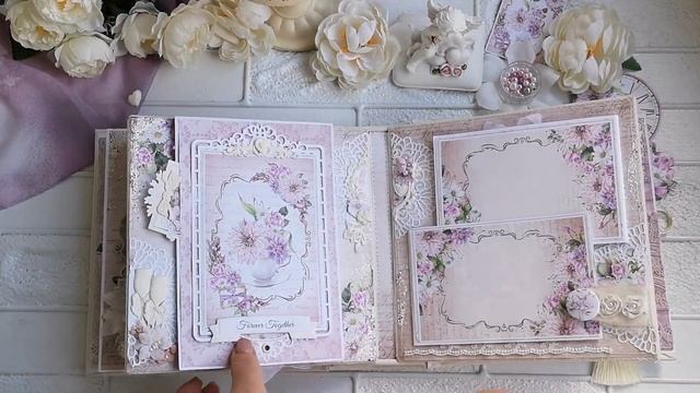 Обзор свадебного альбома. Скрапбукинг смотреть онлайн