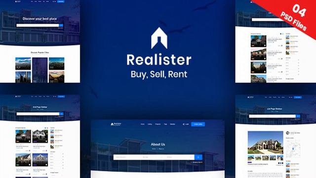 Realister Real Estate PSD Template | Themeforest Website Templates and Themes смотреть онлайн