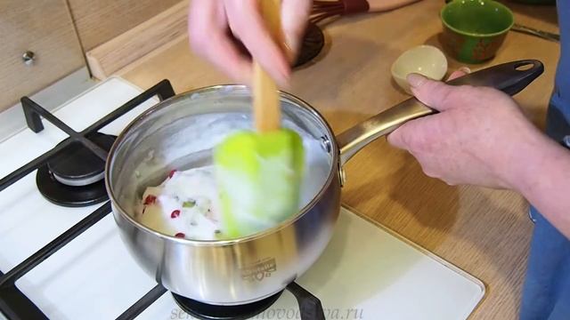 Молочное Желе из Молока и Крахмала. Вкусный Десерт с Ягодами (Milk Dessert) смотреть онлайн