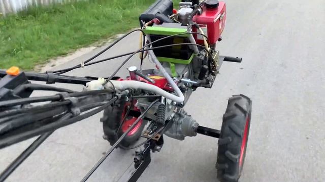 Прицеп на дизельный мотоблок WEIMA. Drive AP 2020. смотреть онлайн