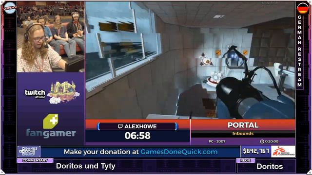 [GER] SGDQ Portal Inbounds von alexh0we смотреть онлайн