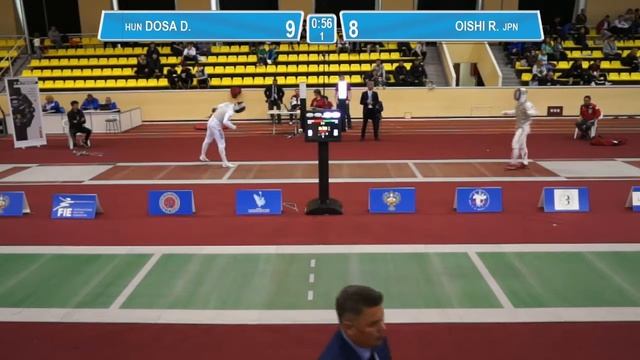 T64. DOSA Daniel (HUN) - OISHI Riki (JPN). Foil men individual. смотреть онлайн
